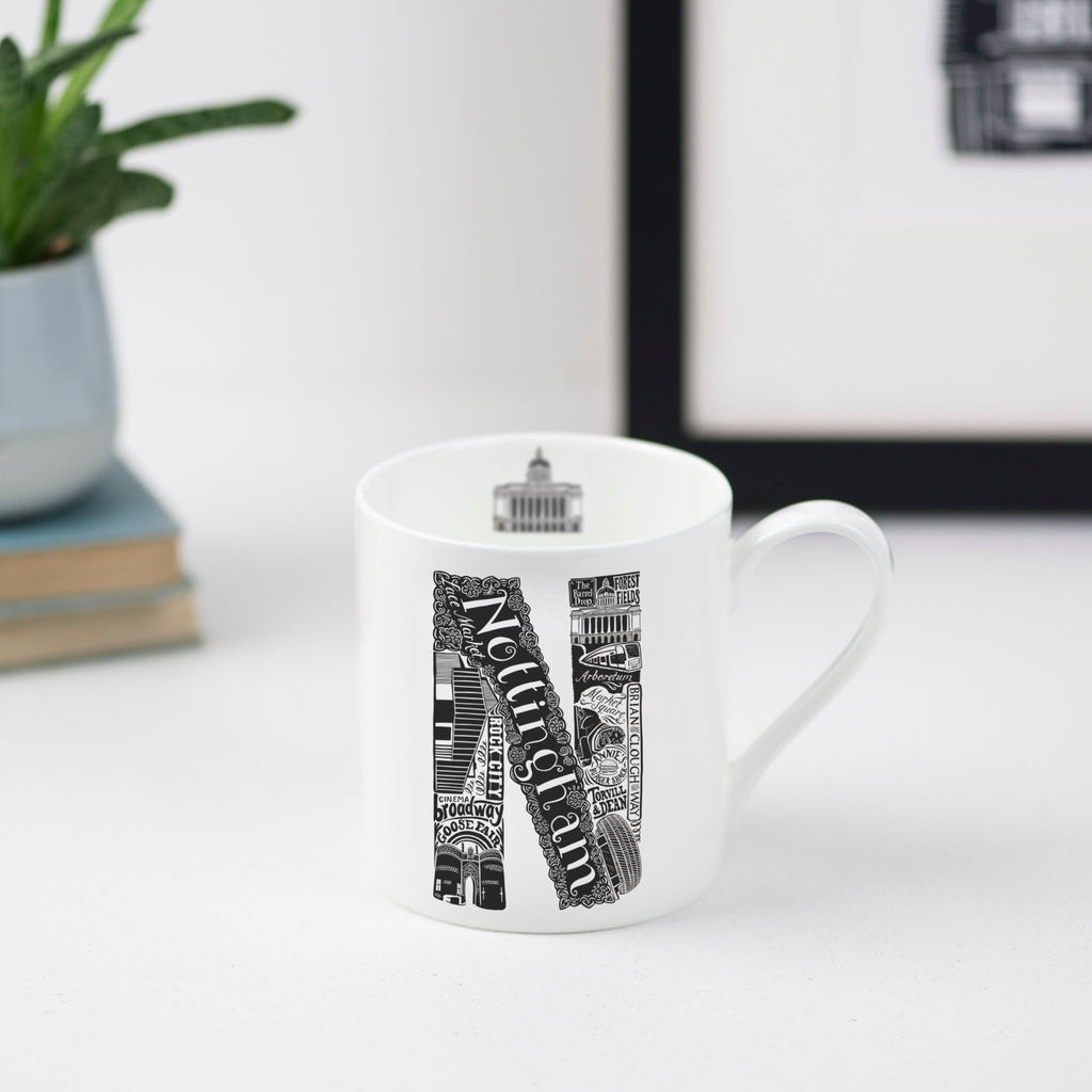 Location Letter Mug Giftset - PREORDER for delivery w/c 11th December - Lucy Loves This-Location Letter Mugs And Coasters