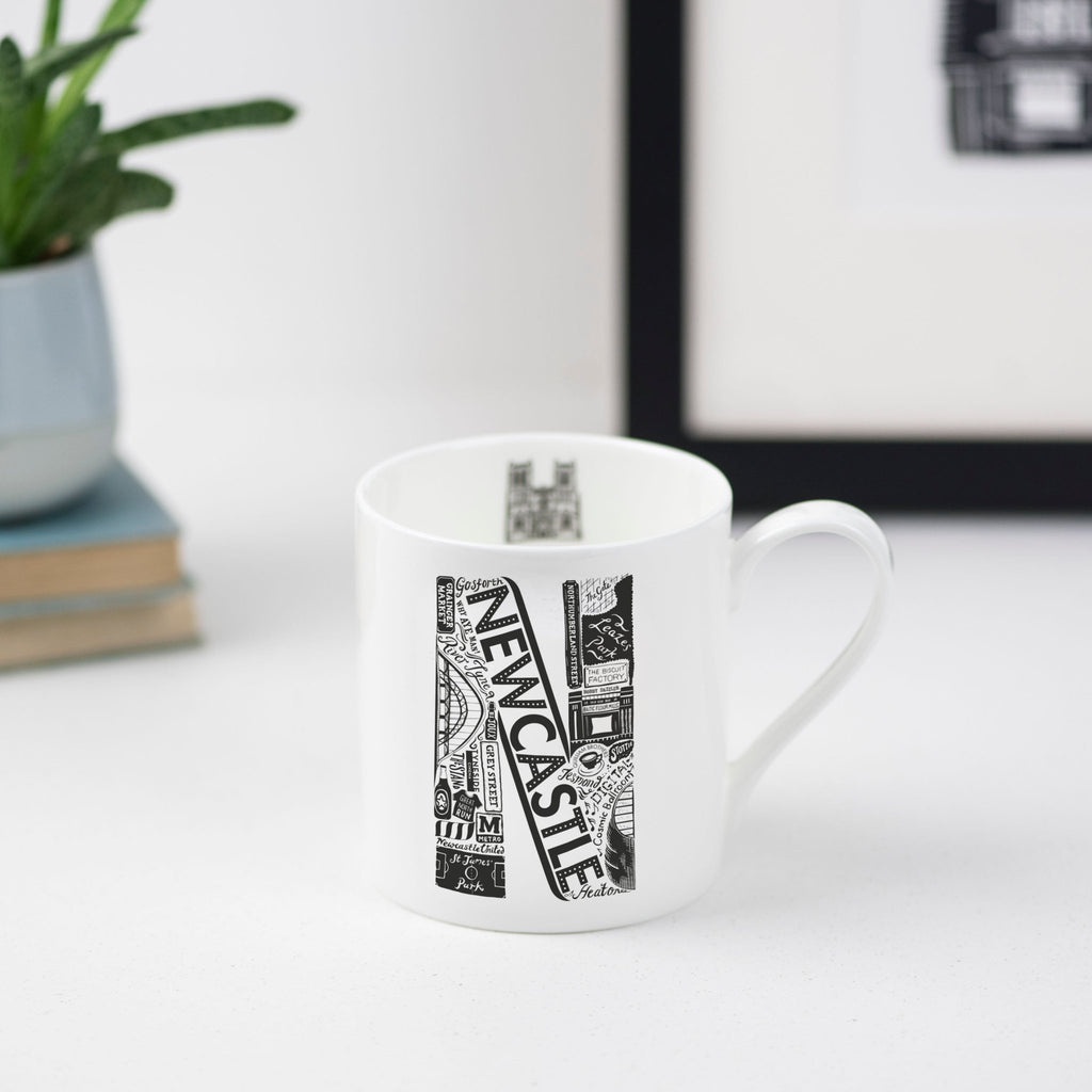 Location Letter Mug Giftset - PREORDER for delivery w/c 11th December - Lucy Loves This-Location Letter Mugs And Coasters