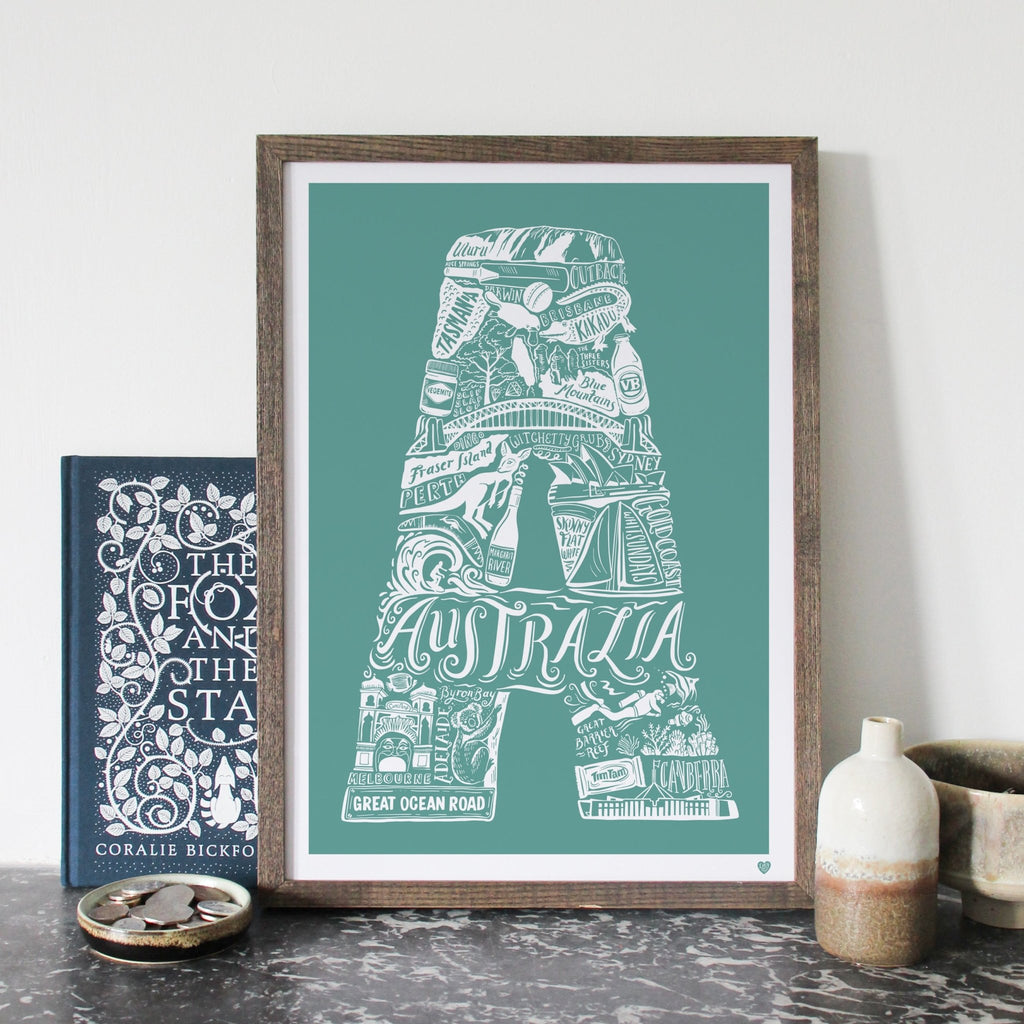 Location Letter prints - bespoke size & colour - Lucy Loves This-
