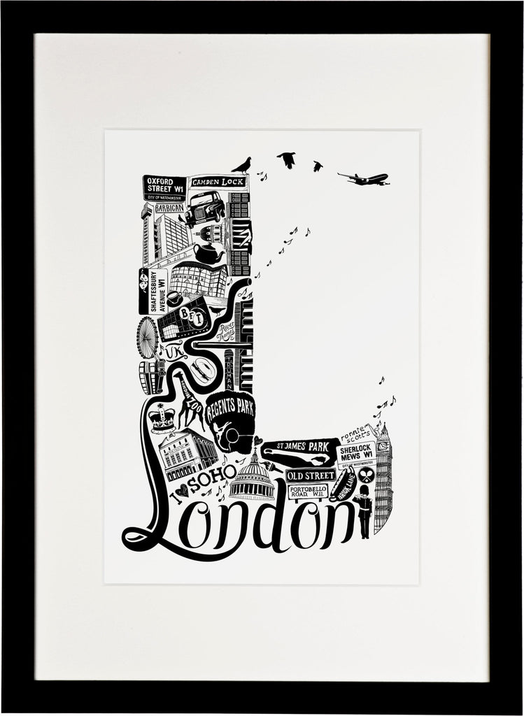 London Print - Lucy Loves This-U.K City Prints