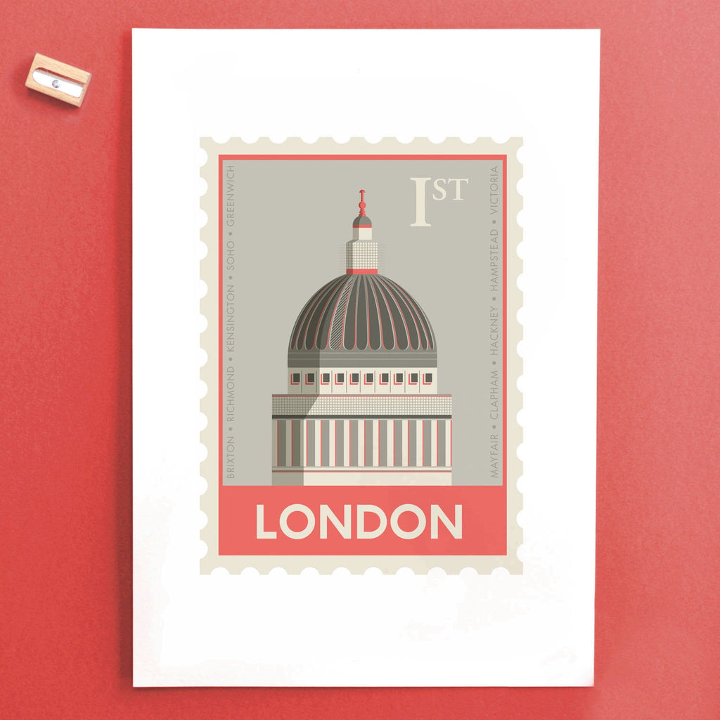 London Stamp print - Lucy Loves This-
