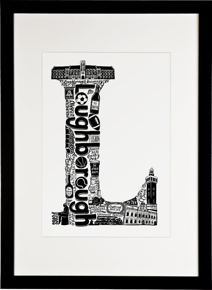 Loughborough Print - Lucy Loves This-U.K City Prints