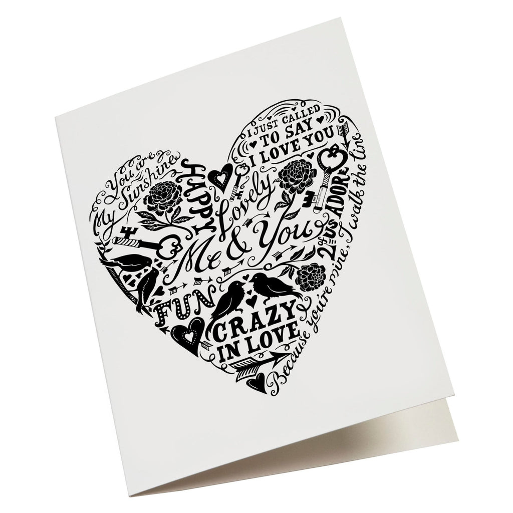 Love & Lyrics card - Lucy Loves This-