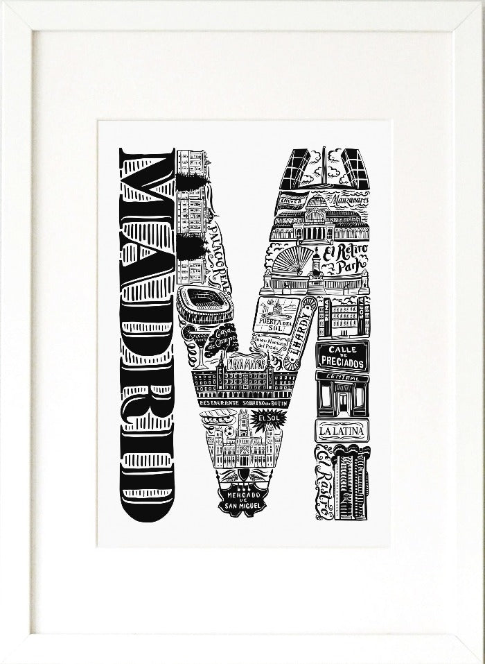 Madrid Print - Lucy Loves This-European City Prints