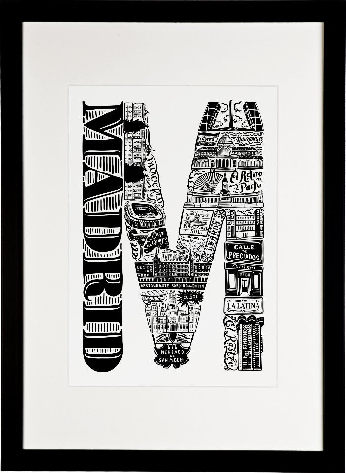 Madrid Print - Lucy Loves This-European City Prints