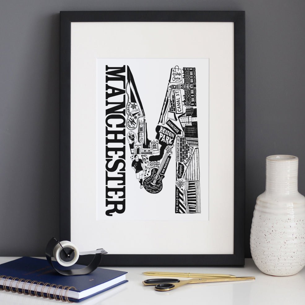 Manchester Print - Lucy Loves This-U.K City Prints
