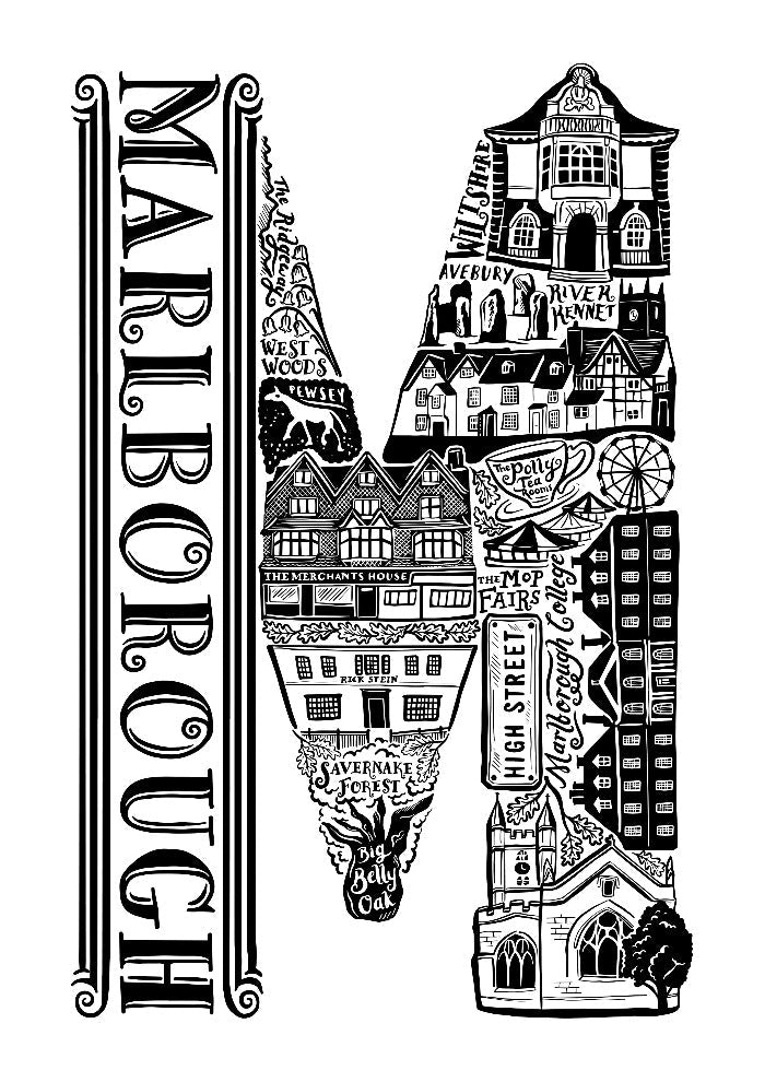 Marlborough Print - Lucy Loves This-U.K City Prints