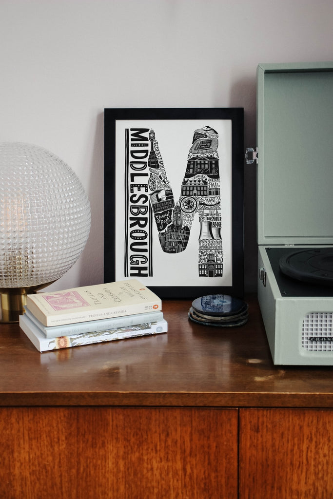 Middlesbrough Print - Lucy Loves This-U.K City Prints