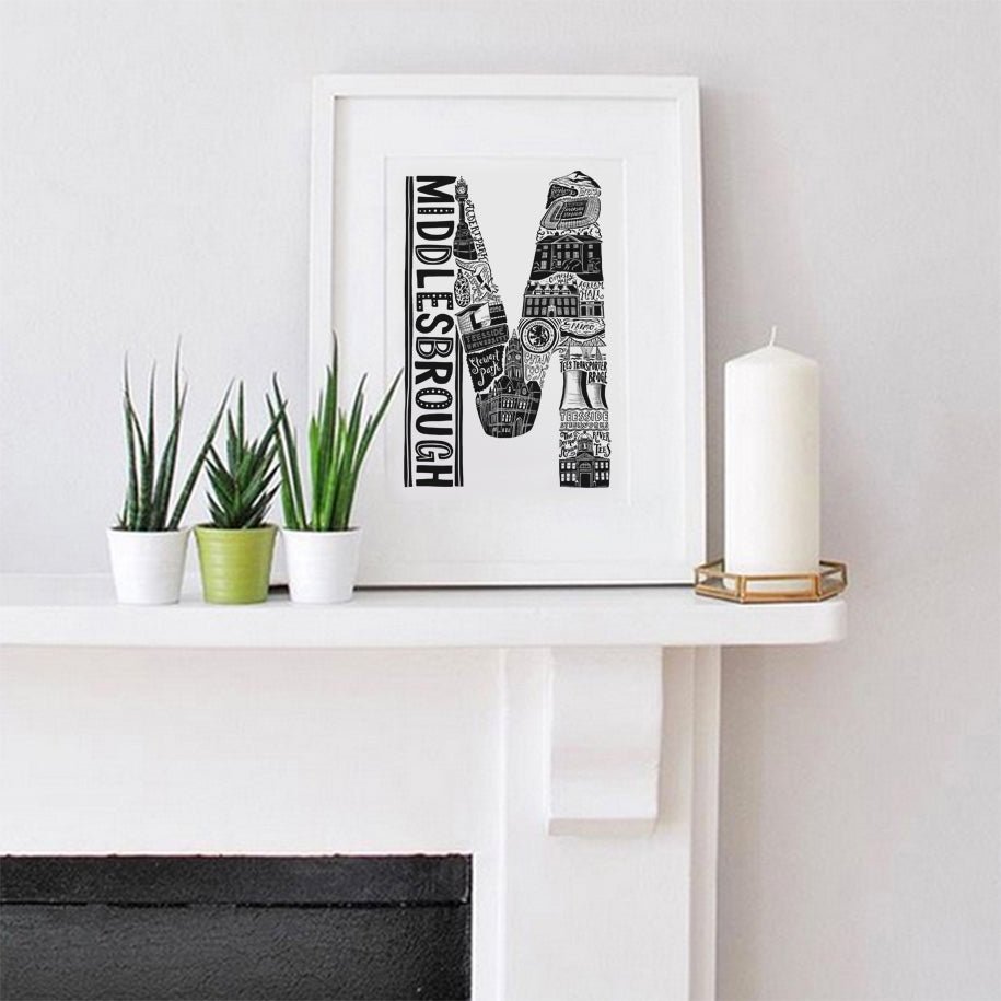 Middlesbrough Print - Lucy Loves This-U.K City Prints