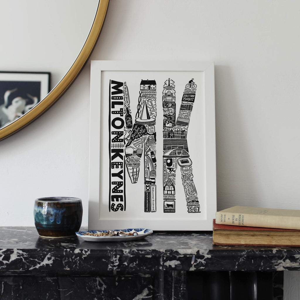 Milton Keynes Print - Lucy Loves This-U.K City Prints