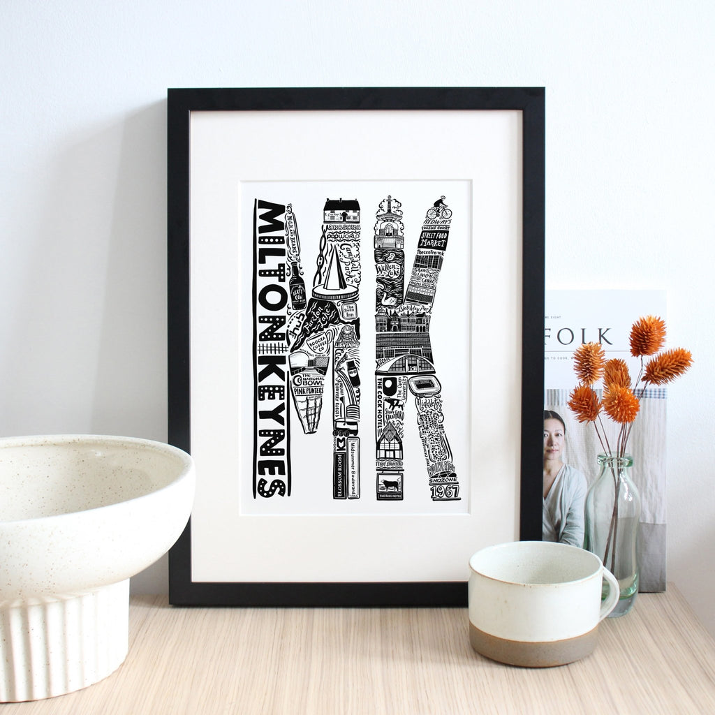 Milton Keynes Print - Lucy Loves This-U.K City Prints
