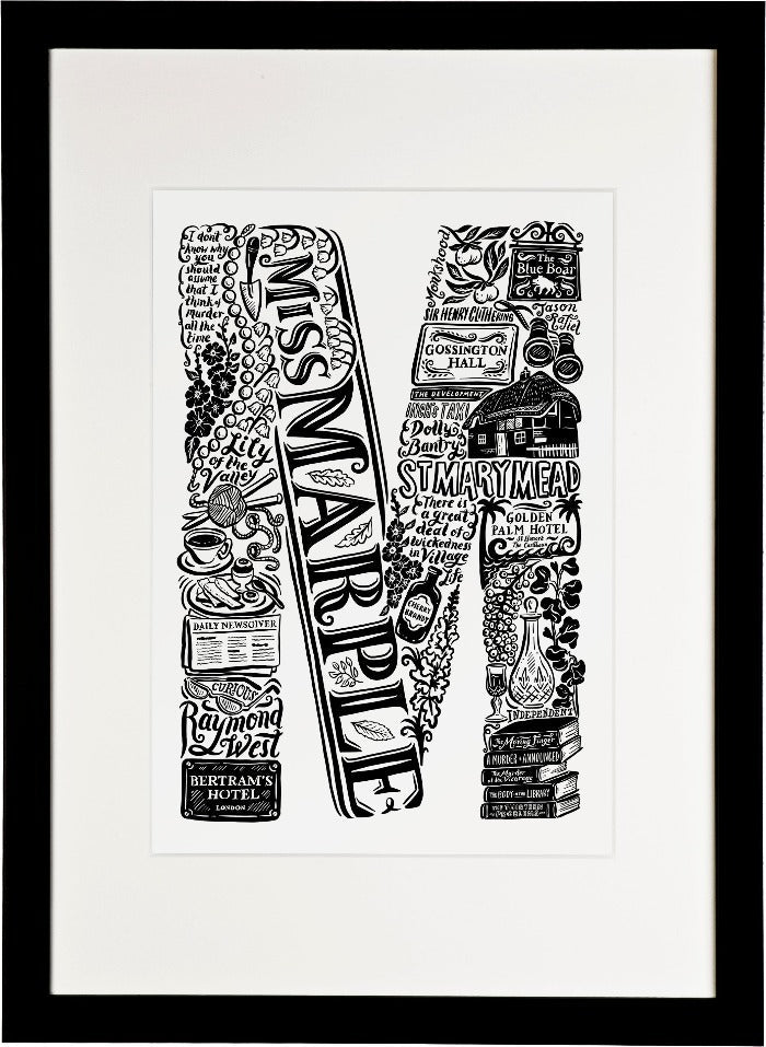 Miss Marple Print - Lucy Loves This-
