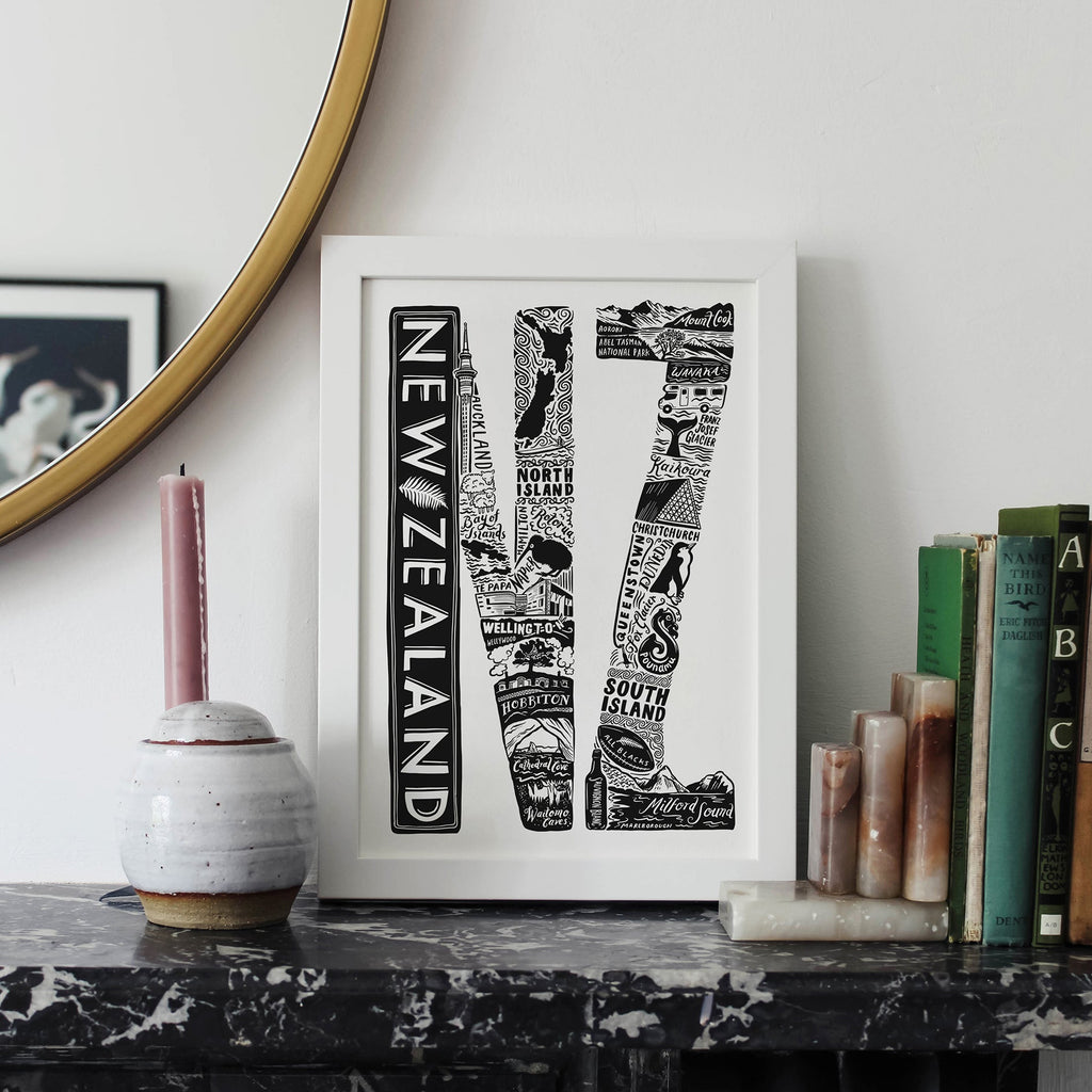 New Zealand Print - Lucy Loves This-
