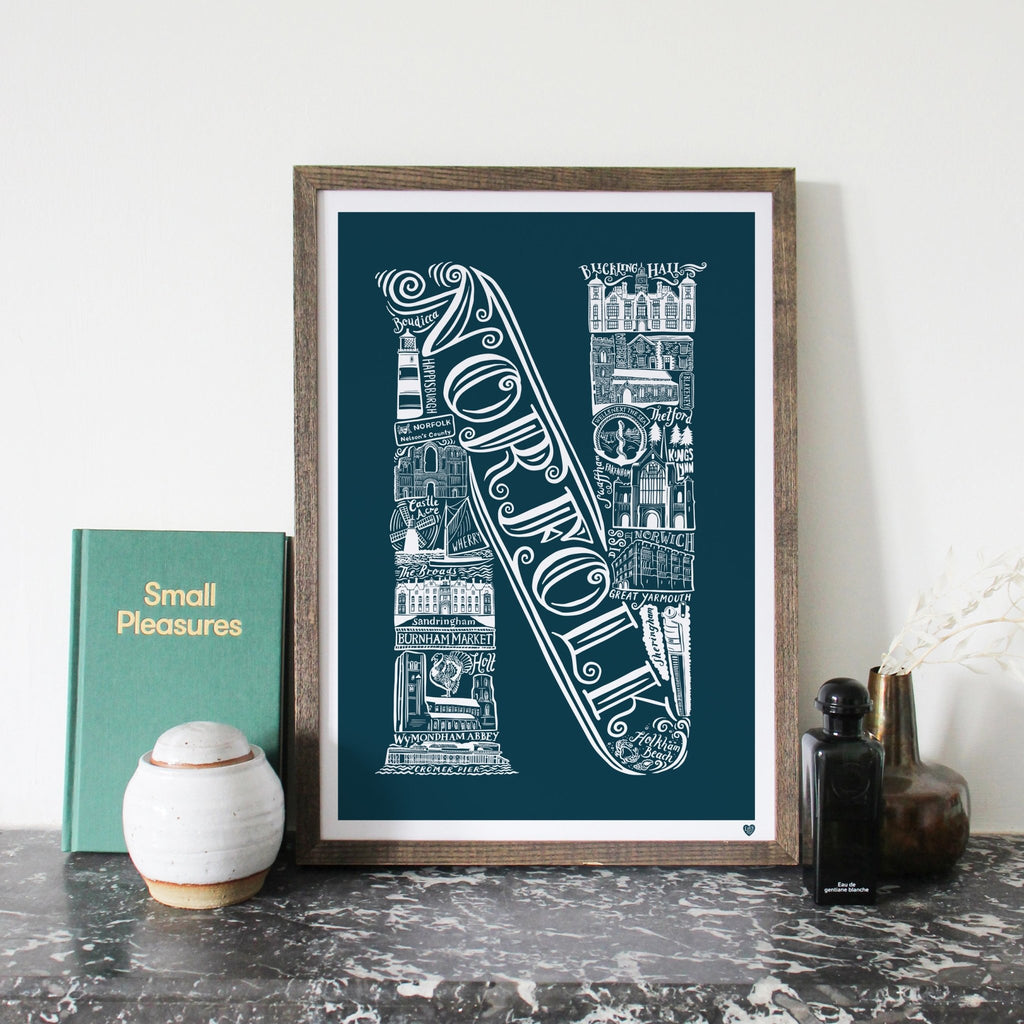 Norfolk Colour Print - Lucy Loves This-