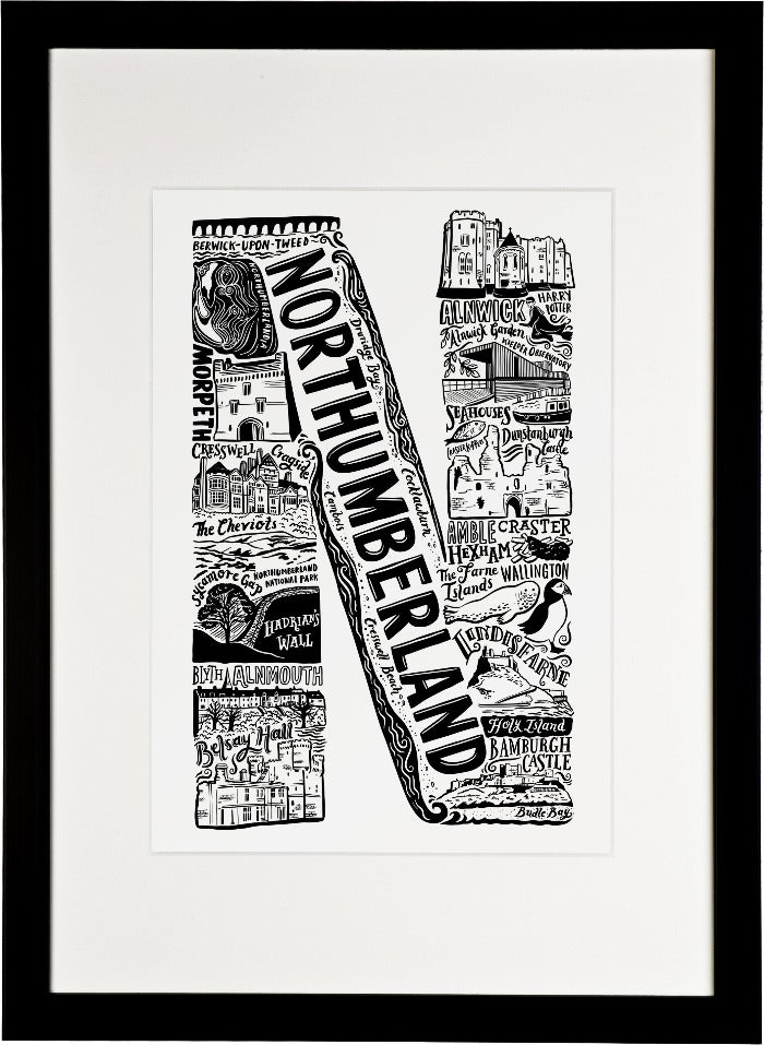 Northumberland Print - Lucy Loves This-U.K City Prints