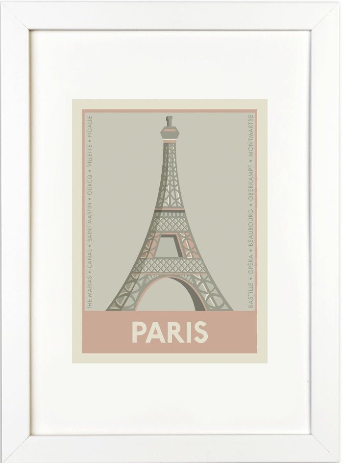 Paris Stamp print - Lucy Loves This-