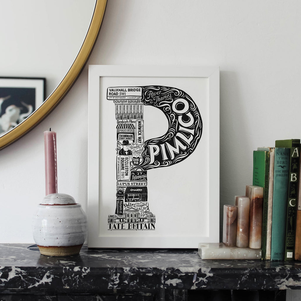 Pimlico print - Lucy Loves This-U.K City Prints