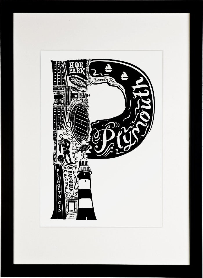 Plymouth Print - Lucy Loves This-U.K City Prints