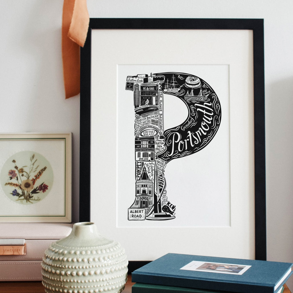 Portsmouth Print - Lucy Loves This-U.K City Prints