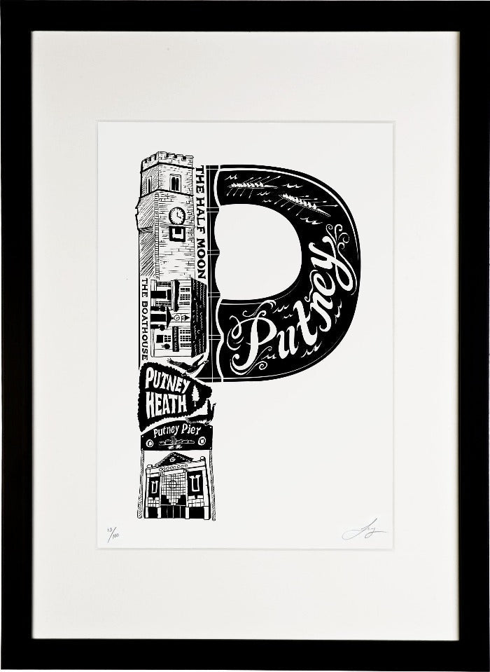 Putney print - Lucy Loves This-U.K City Prints