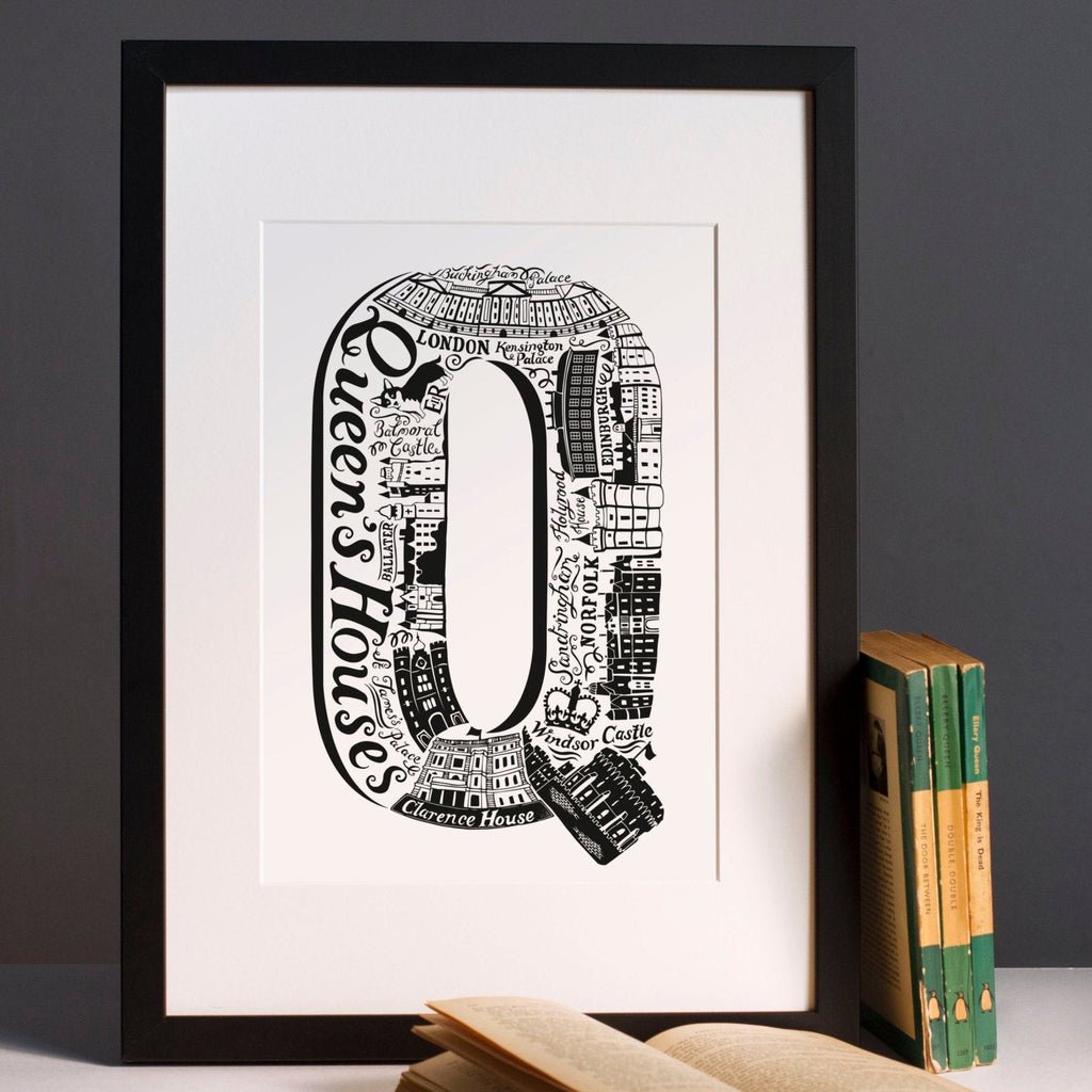 Queen's Houses print - Lucy Loves This-