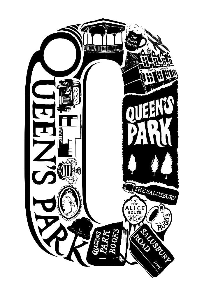 Queen's Park print - Lucy Loves This-Art