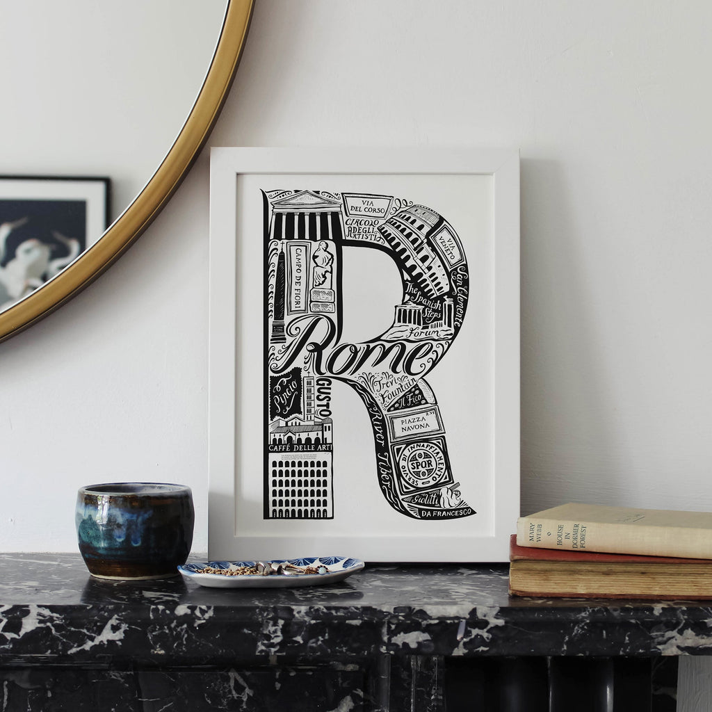 Rome print - Lucy Loves This-European City Prints