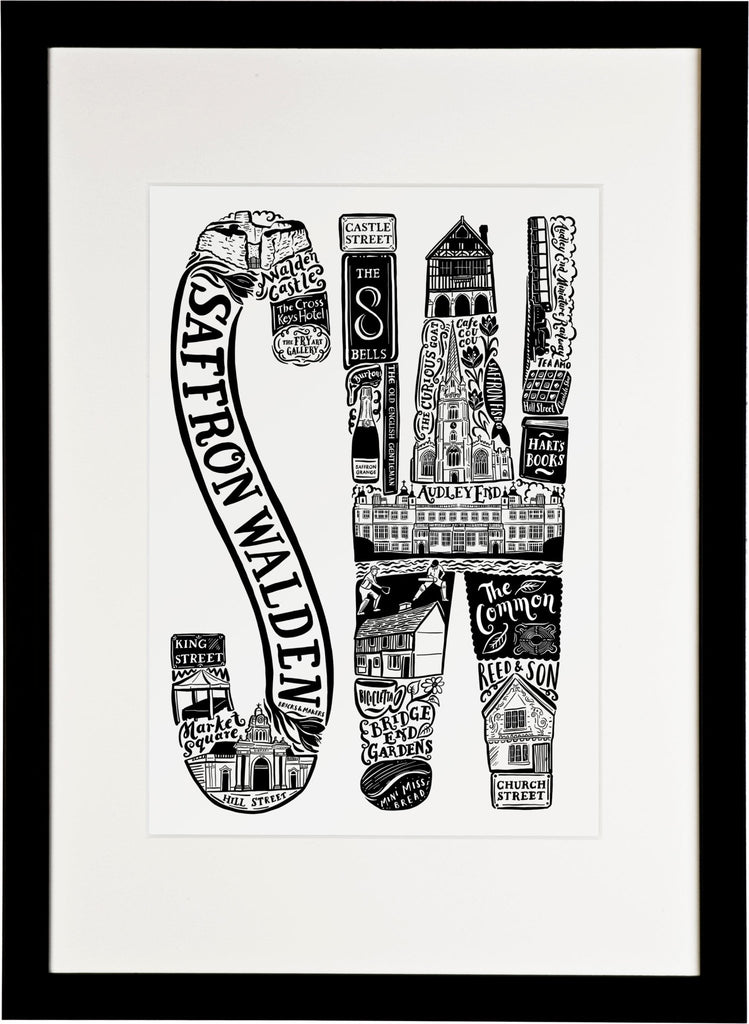 Saffron Walden Print - Lucy Loves This-U.K City Prints