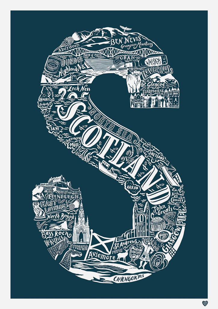 Scotland Colour Print - Lucy Loves This-