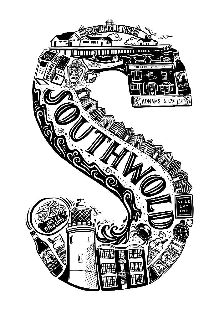 Southwold Print - Lucy Loves This-U.K City Prints