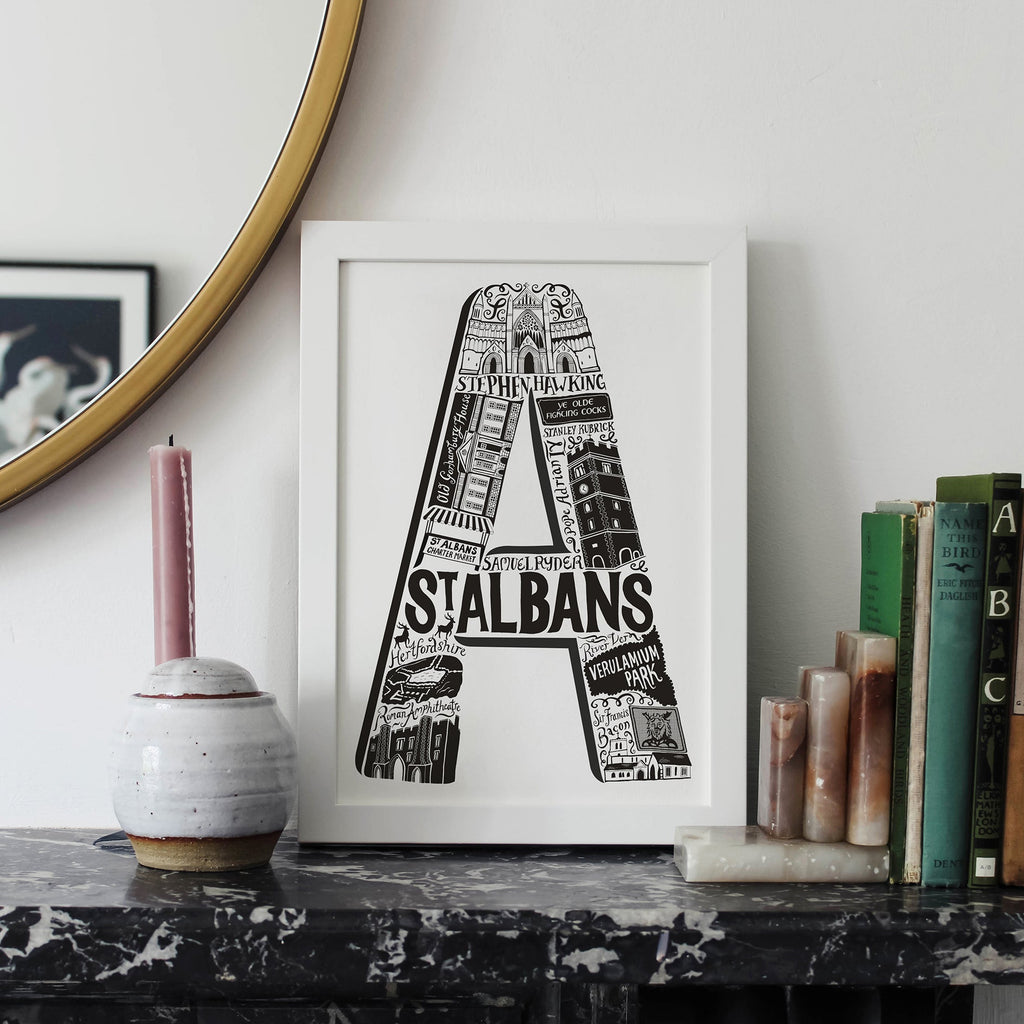 St Albans Print - Lucy Loves This-U.K City Prints
