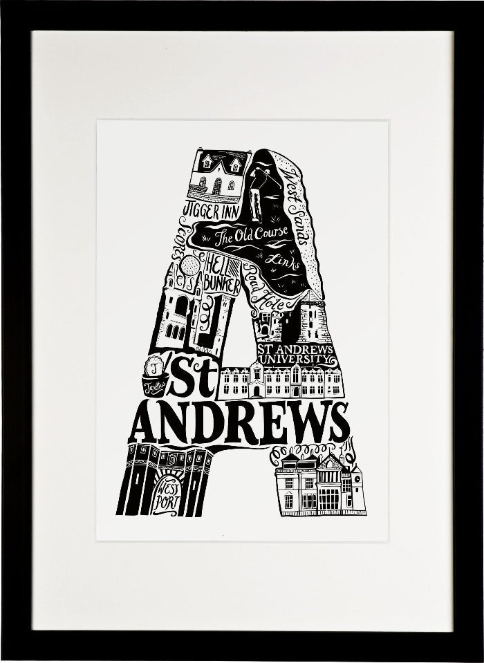 St Andrews Print - Lucy Loves This-U.K City Prints