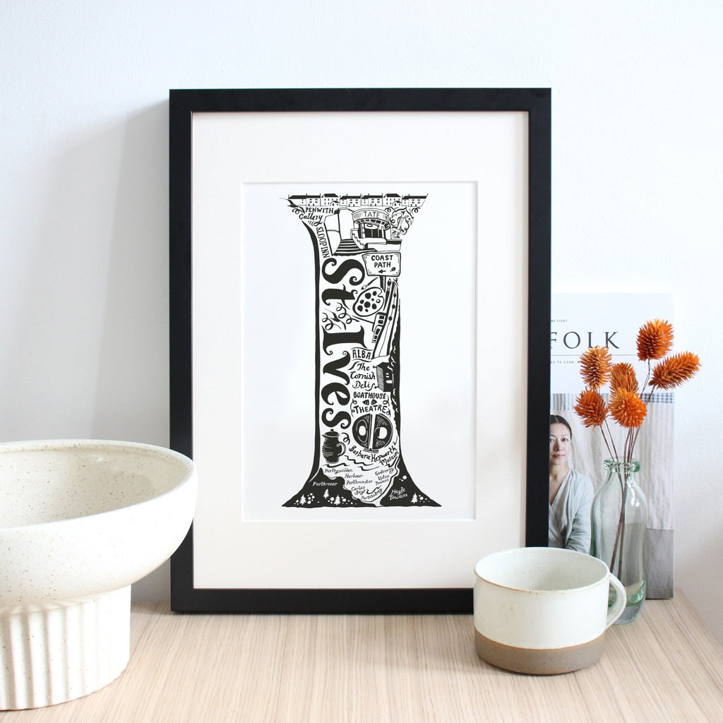 St Ives print - Lucy Loves This-U.K City Prints