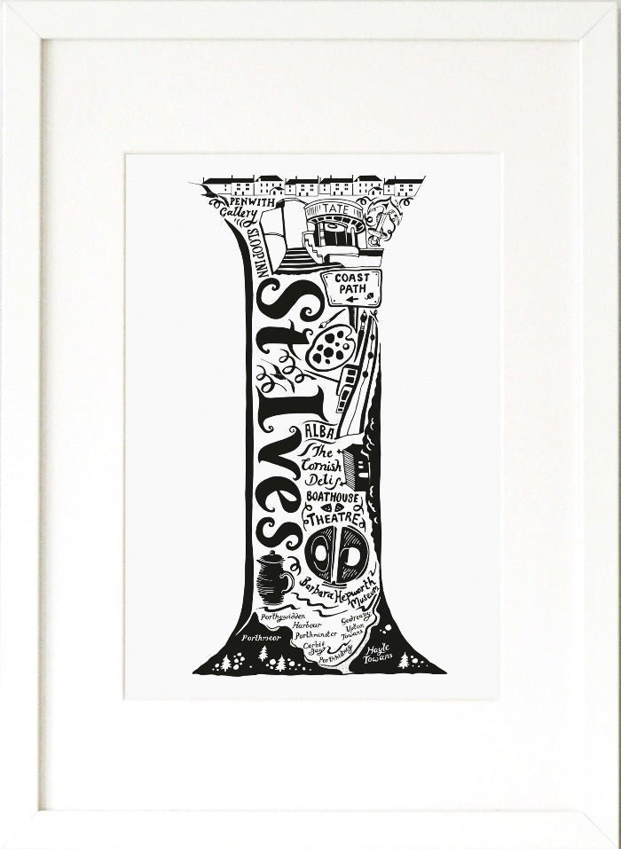 St Ives print - Lucy Loves This-U.K City Prints