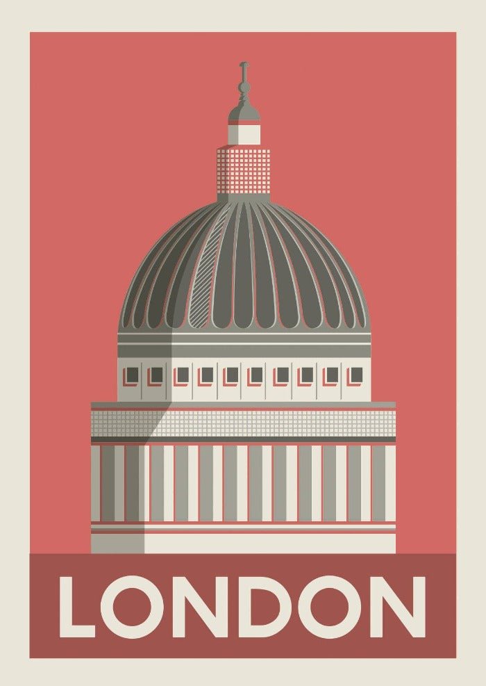 St Pauls Cathedral print - Lucy Loves This-