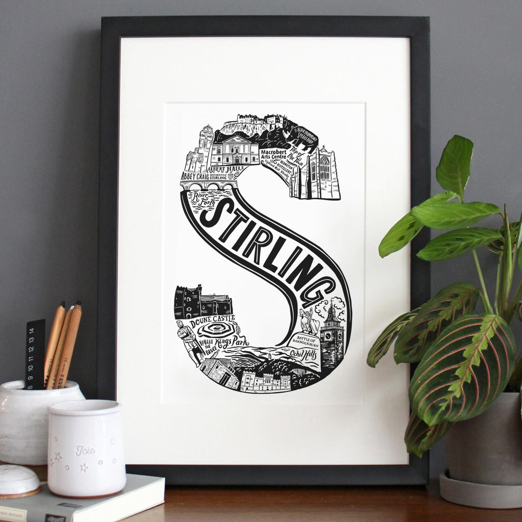 Stirling Print - Lucy Loves This-U.K City Prints