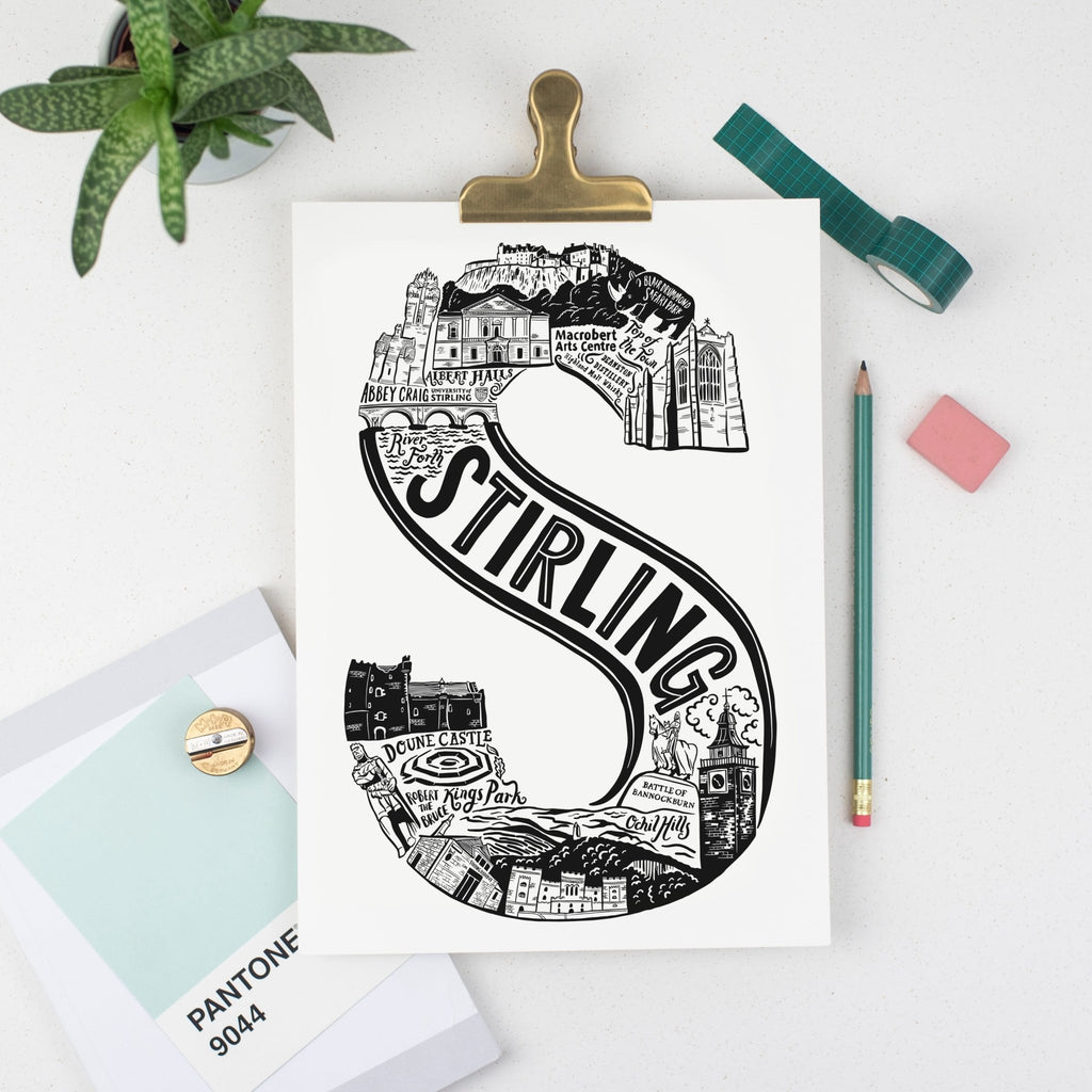 Stirling Print - Lucy Loves This-U.K City Prints