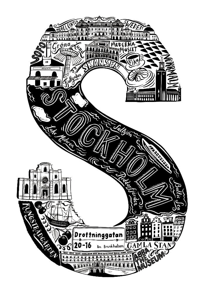Stockholm Print - Lucy Loves This-European City Prints