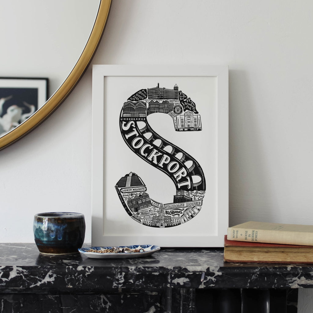 Stockport Print - Lucy Loves This-U.K City Prints
