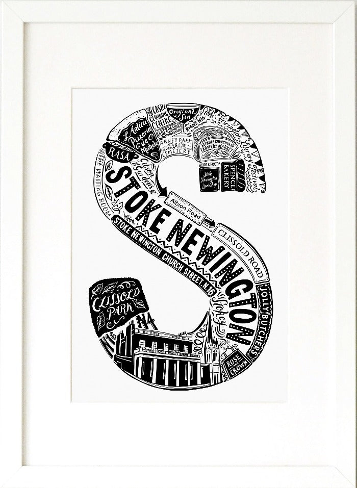 Stoke Newington print - Lucy Loves This-U.K City Prints