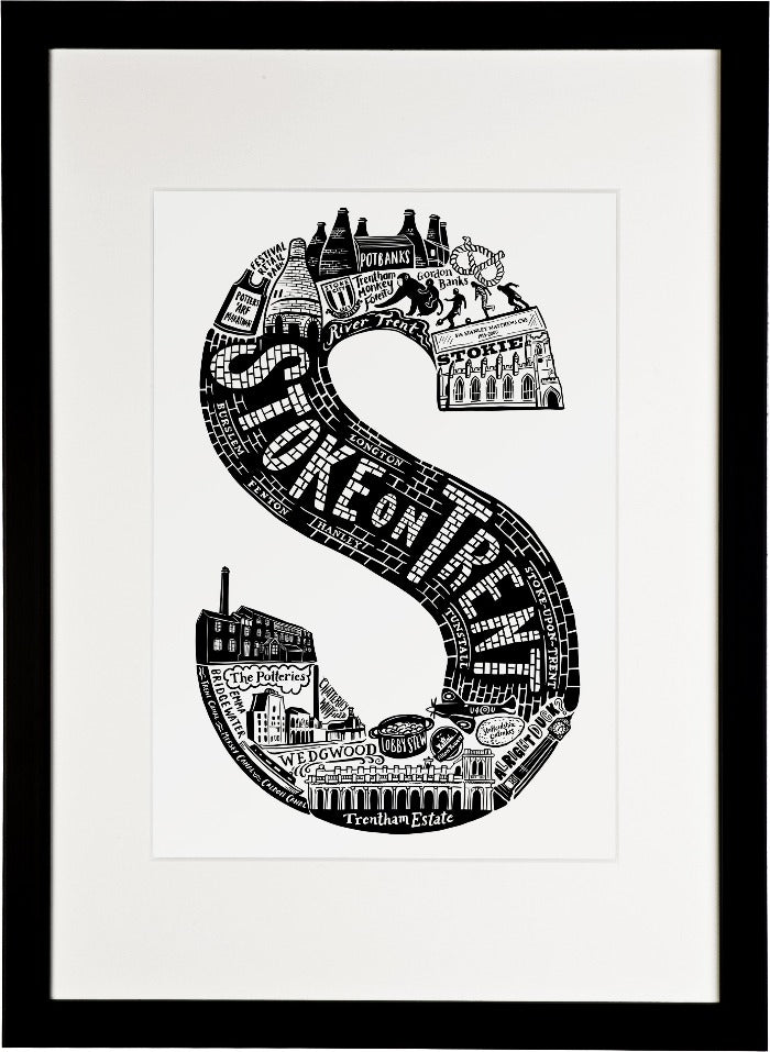 Stoke on Trent Print - Lucy Loves This-U.K City Prints