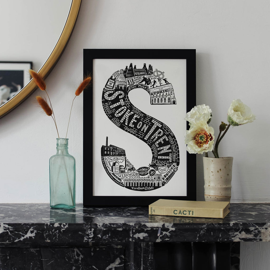 Stoke on Trent Print - Lucy Loves This-U.K City Prints