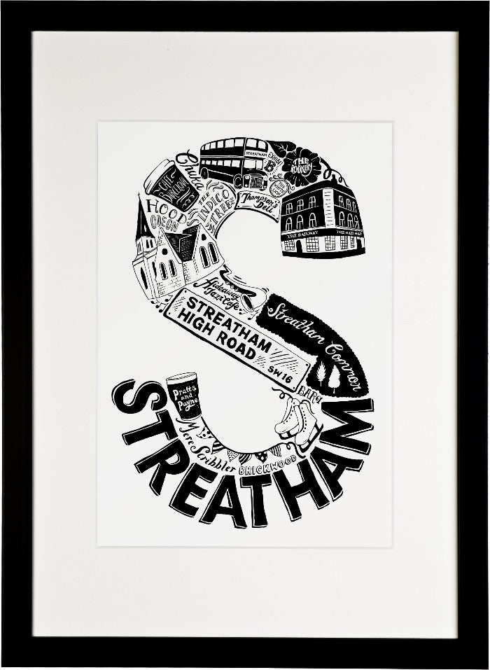 Streatham print - Lucy Loves This-U.K City Prints