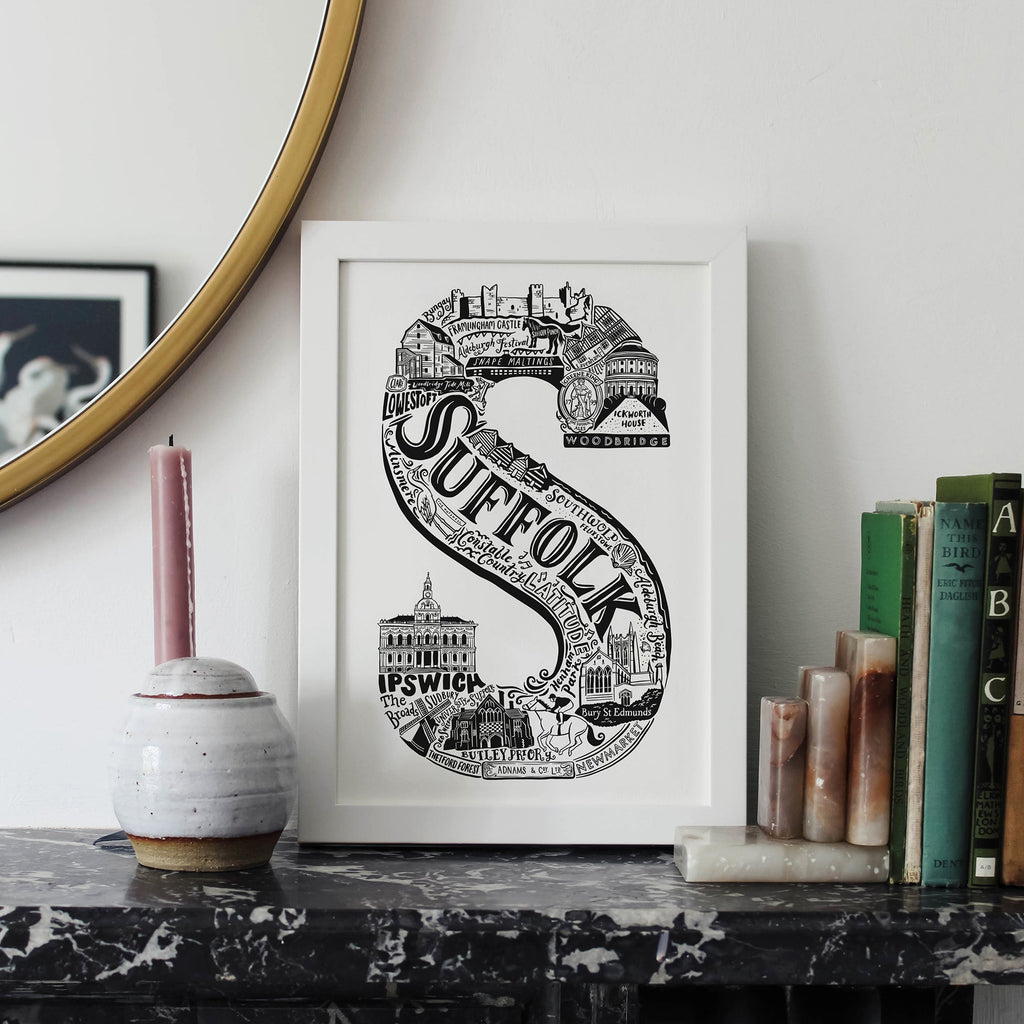 Suffolk Print - Lucy Loves This-U.K City Prints