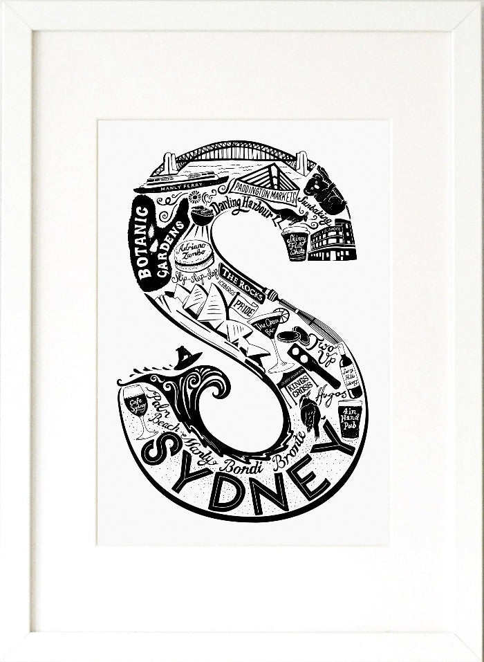 Sydney print - Lucy Loves This-Australian City Prints