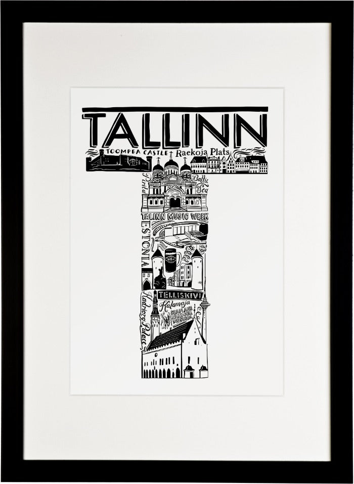 Tallinn Print - Lucy Loves This-