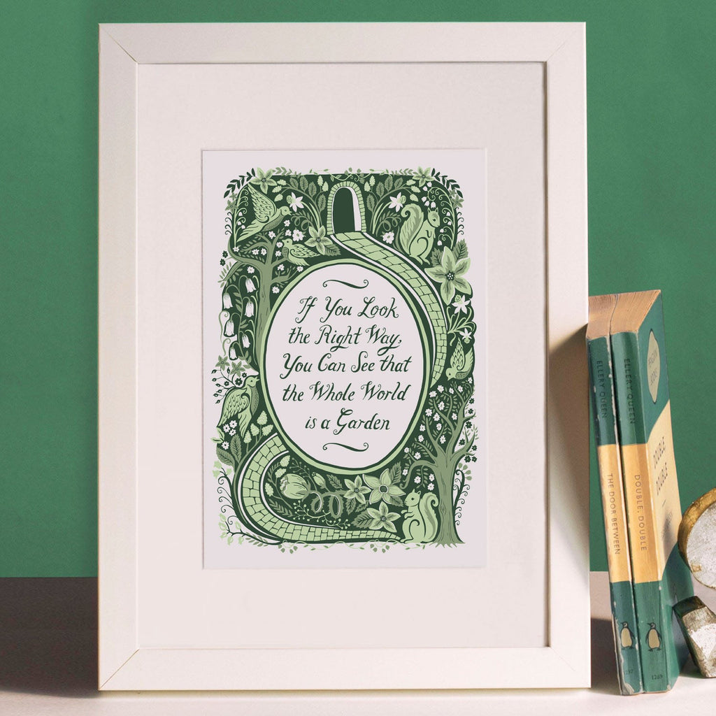 The Secret Garden, Famous Quotes Print - Lucy Loves This-