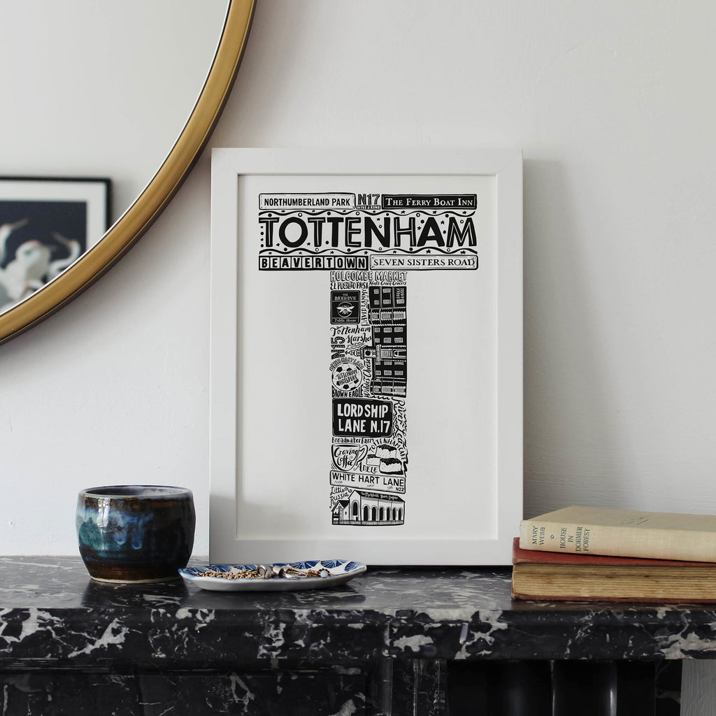 Tottenham print - Lucy Loves This-U.K City Prints