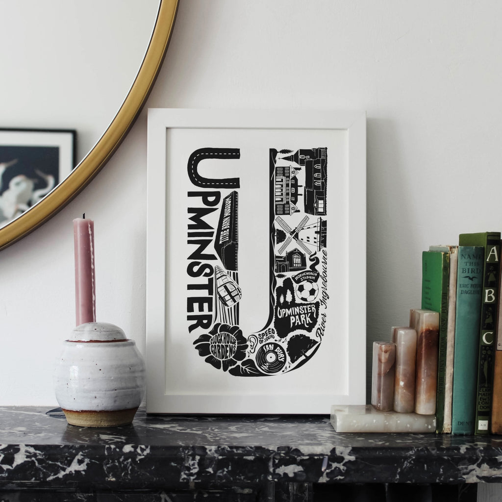 Upminster Print - Lucy Loves This-U.K City Prints