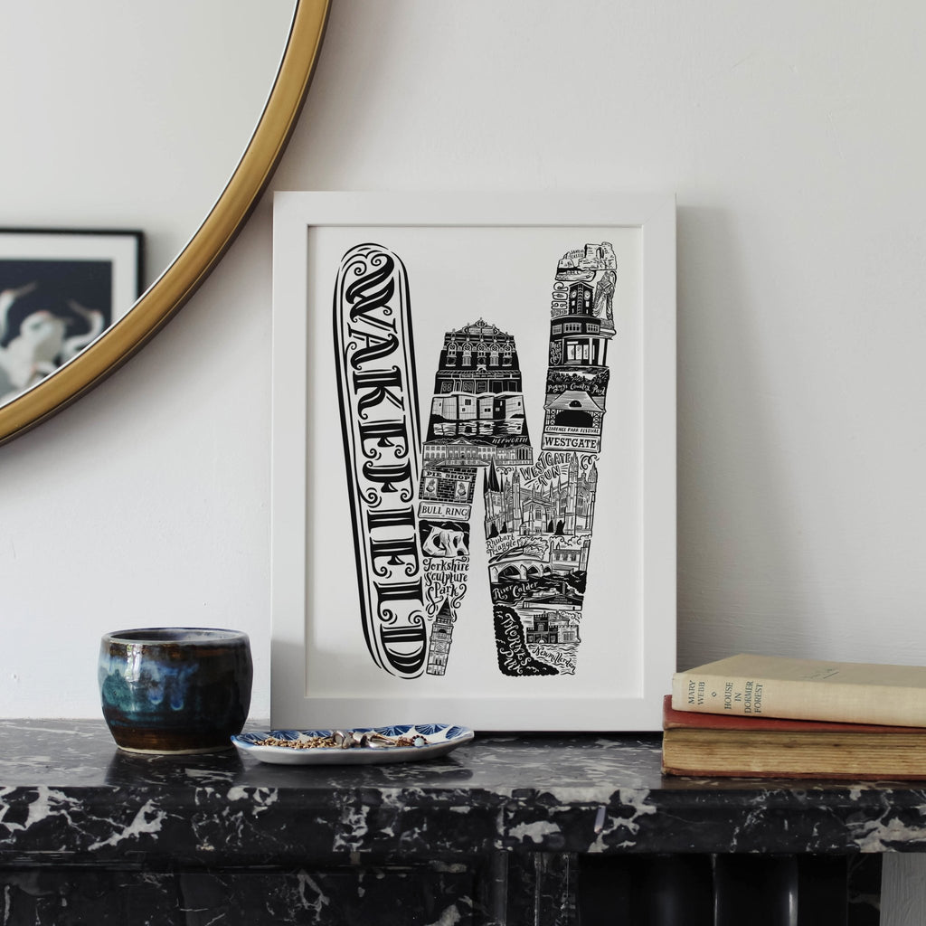 Wakefield Print - Lucy Loves This-U.K City Prints